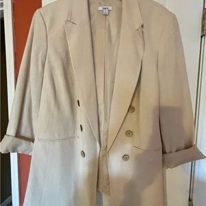 Beige Bar III Lined Blazer